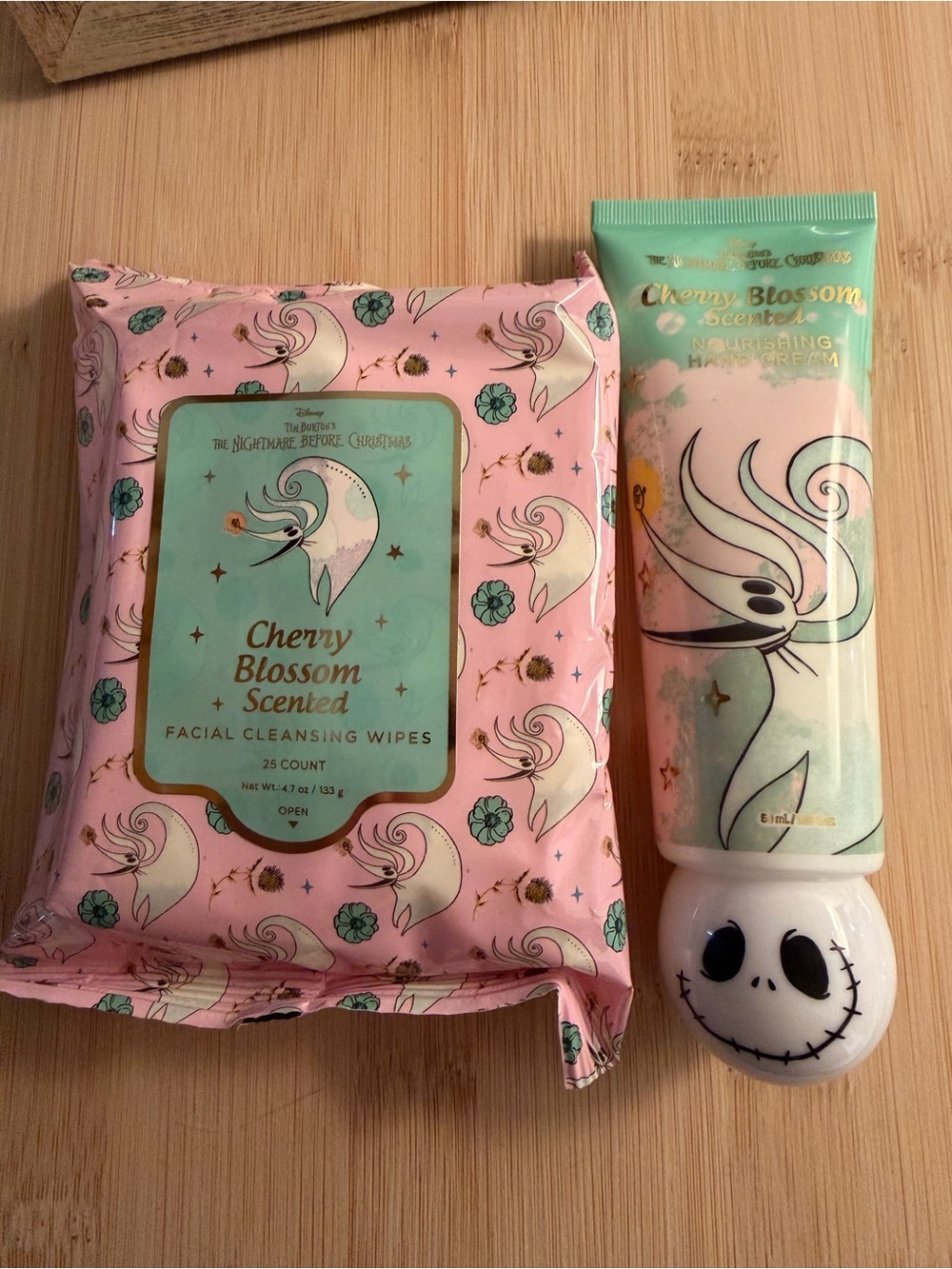 Nightmare Before Christmas facial wipes & hand cream bundle